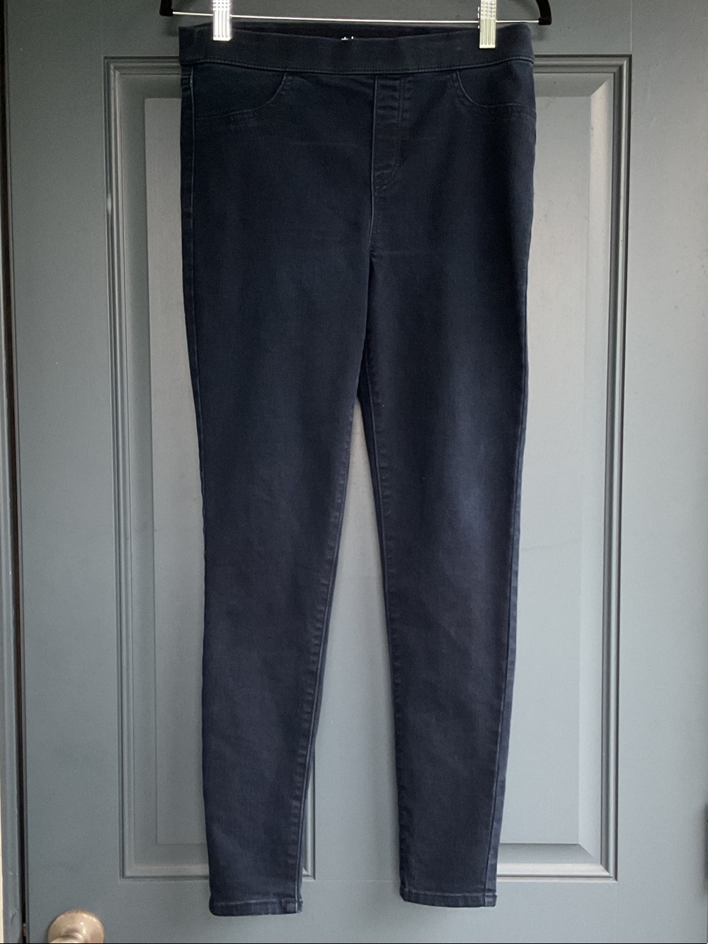 Style & Co. Dark Navy Pull-On Skinny Jeans, Size M